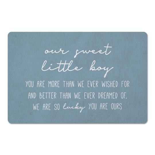 Our Sweet Little Boy 27" x 18" Floor Mat